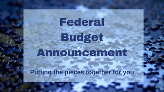 Federal Budget Announcement