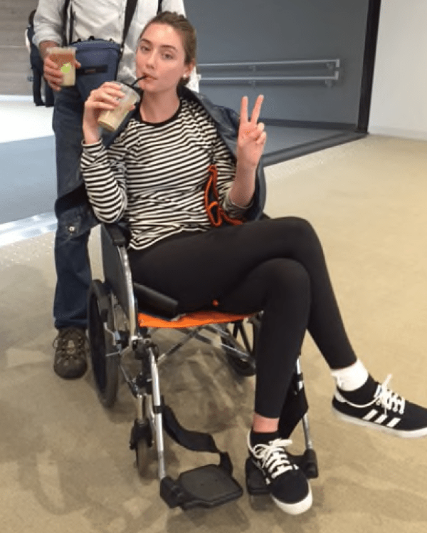wheelchair traveller