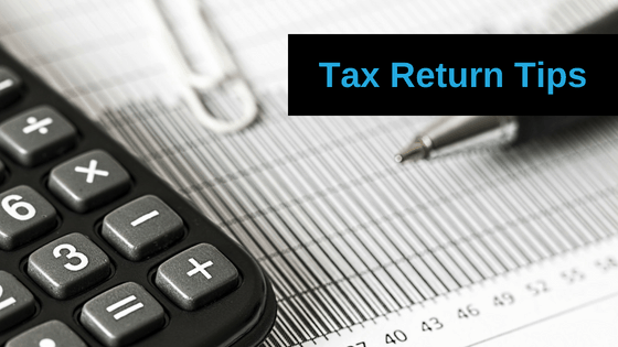 Tax Return Tips Blog Banner